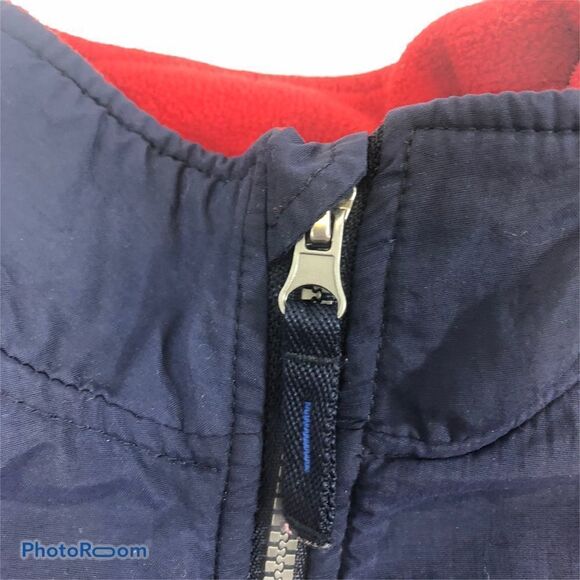 Boys Nautica Red Fleece Zip‎ Up Jacket Size 10/12 - Picture 4 of 8